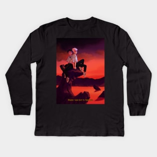 Shinji and Kaworu Kids Long Sleeve T-Shirt